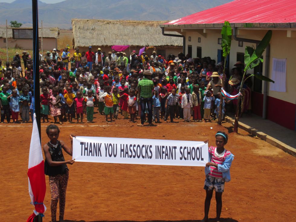 School built by the Madagascar Development Fund monies raised