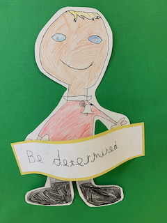 'Be determined' child drawing
